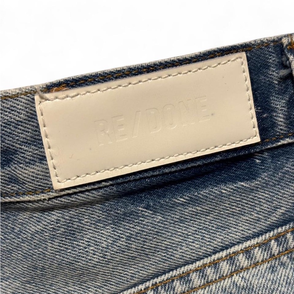 Re/done Blue Denim Jean Skirt Size 26 - Picture 4 of 5